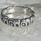 Vintage Elephant ring Elephants band size 7.50 sterling silver women girls