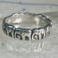 Vintage Elephant ring Elephants band size 7.50 sterling silver women girls