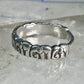 Vintage Elephant ring Elephants band size 7.50 sterling silver women girls