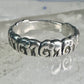 Vintage Elephant ring Elephants band size 7.50 sterling silver women girls