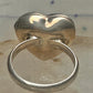 Vintage Sterling Silver Engraved Heart Locket Secret Compartment Poison Ring Size 3.75 925