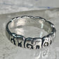 Vintage Elephant ring Elephants band size 7.50 sterling silver women girls