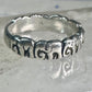 Vintage Elephant ring Elephants band size 7.50 sterling silver women girls