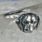 Vintage dog ring puppy band size 7.50 sterling silver women girls