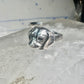 Vintage dog ring puppy band size 7.50 sterling silver women girls