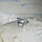 Vintage dog ring puppy band size 7.50 sterling silver women girls
