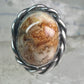 Vintage Lace Agate Ring southwest size 7 sterling silver women girls