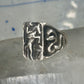 Cowboy ring Bronco Horse cactus snake band southwest size 10.50 sterling silver men