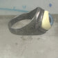 Vintage Eye Ball ring eyeball band size 6.25 sterling silver women