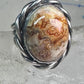 Vintage Lace Agate Ring southwest size 7 sterling silver women girls
