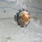 Vintage Lace Agate Ring southwest size 7 sterling silver women girls