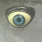 Vintage Eye Ball ring eyeball band size 6.25 sterling silver women