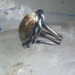 Vintage Lace Agate Ring southwest size 7 sterling silver women girls