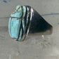 Scarab ring Egyptian band size 8.5  Good Luck Rebirth sterling silver women men