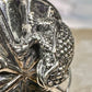 Frog ring on lily pad a Kieselstein RC Studio size 9 sterling silver