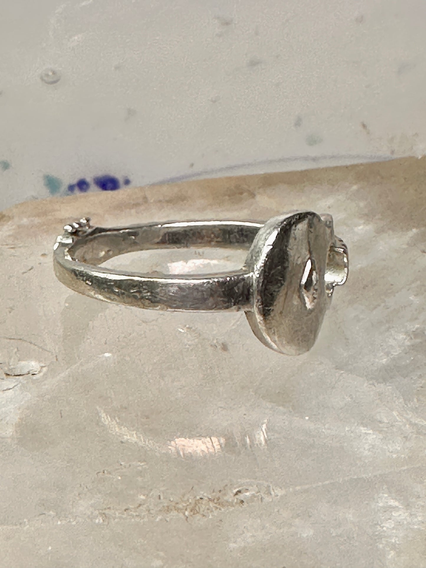 Guitar ring musician music band size 11.50 sterling silver women men