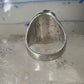 Scarab ring Egyptian band size 8.5  Good Luck Rebirth sterling silver women men