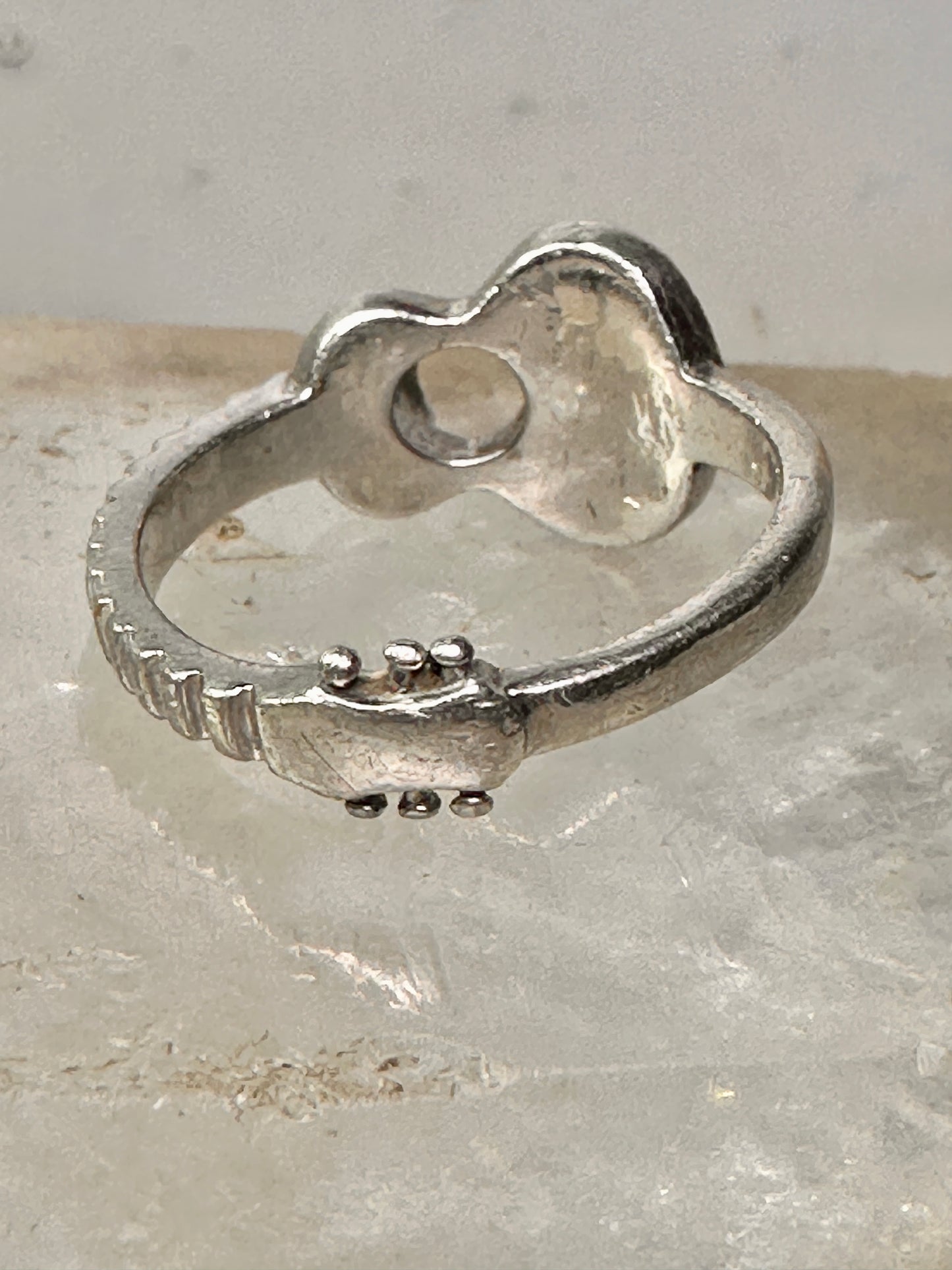 Guitar ring musician music band size 11.50 sterling silver women men