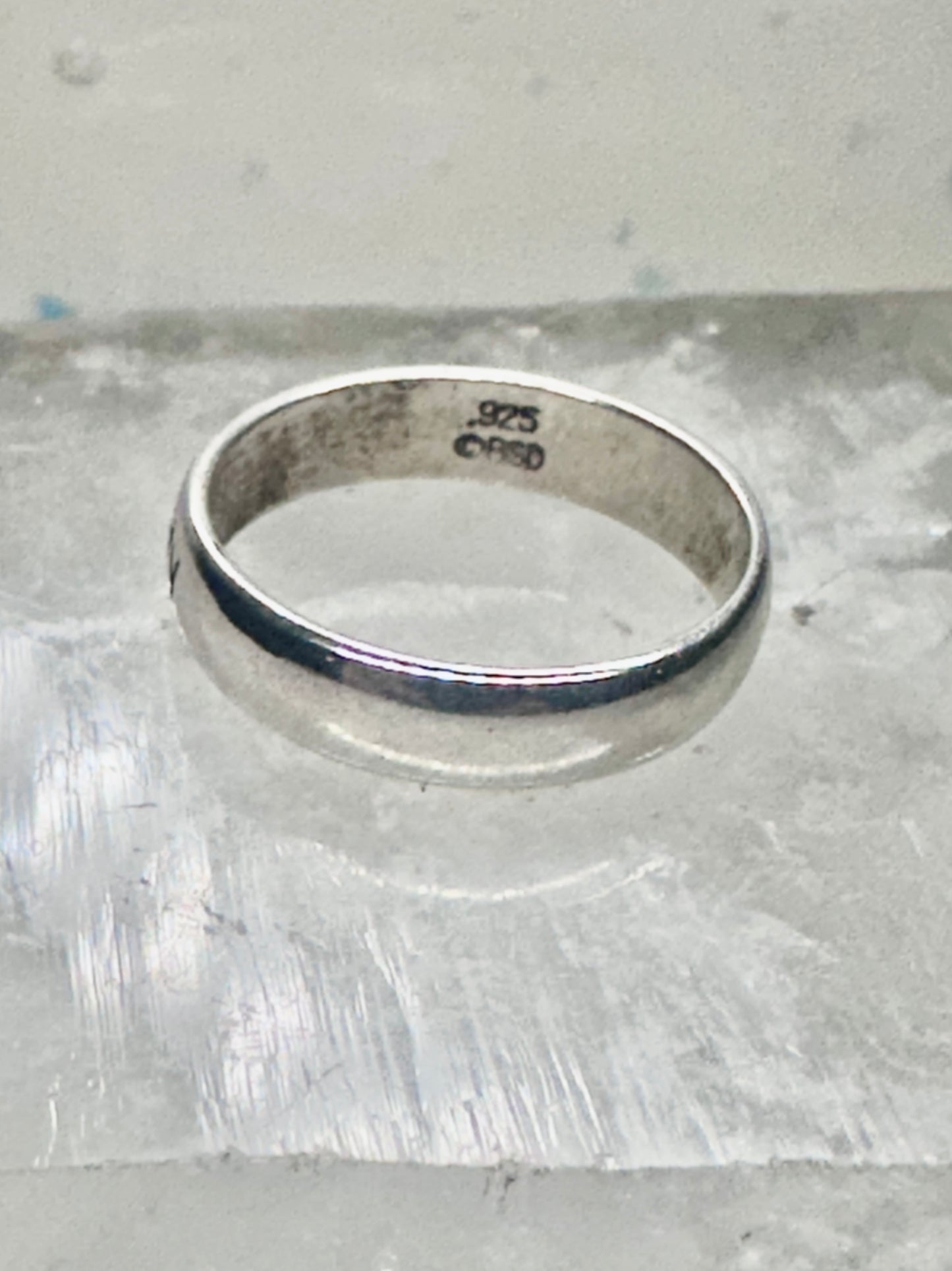 Purity ring vintage religious band size 8.75 sterling silver women girls