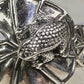 Frog ring on lily pad a Kieselstein RC Studio size 9 sterling silver