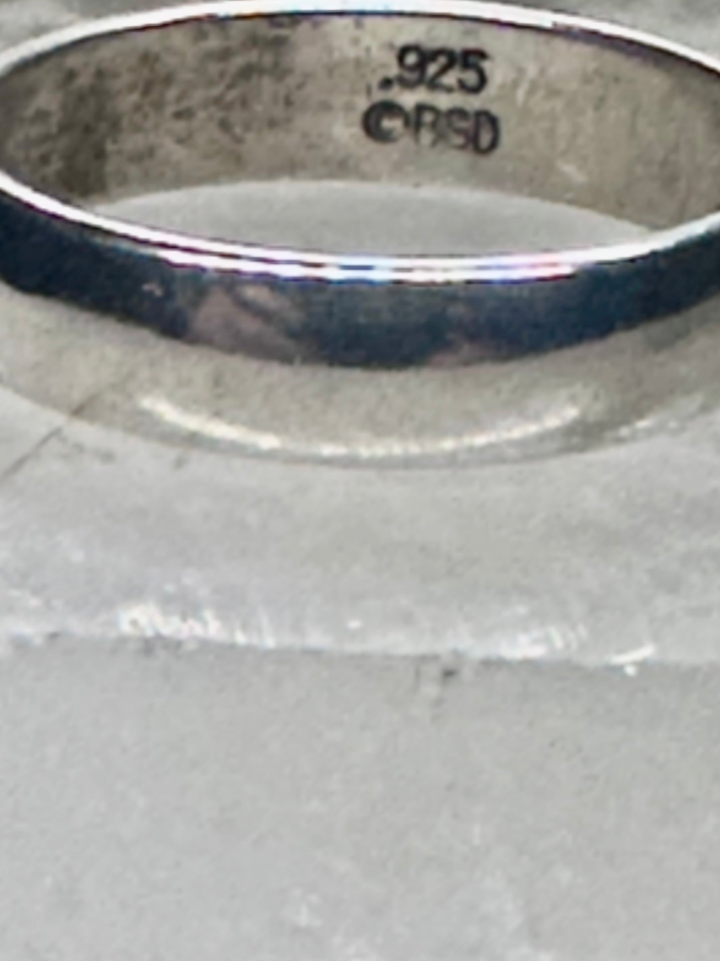 Purity ring vintage religious band size 8.75 sterling silver women girls