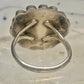 Vintage Southwestern Zuni Style Multi Stone Sunface Mosaic Inlay Ring Size 6 925