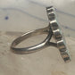 Vintage Southwestern Zuni Style Multi Stone Sunface Mosaic Inlay Ring Size 6 925
