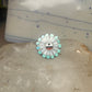 Vintage Southwestern Zuni Style Multi Stone Sunface Mosaic Inlay Ring Size 6 925