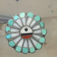 Vintage Southwestern Zuni Style Multi Stone Sunface Mosaic Inlay Ring Size 6 925
