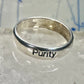 Purity ring vintage religious band size 8.75 sterling silver women girls