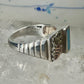 Turquoise band Black Hills Gold ring size 10 sterling silver women men