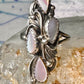 Navajo ring Long mother of pearl Mop size 6 sterling silver women