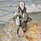 Navajo ring Long mother of pearl Mop size 6 sterling silver women