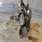 Navajo ring Long mother of pearl Mop size 6 sterling silver women