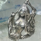 Vintage Mermaid ring waves ocean figure figurative band size 6 sterling silver