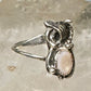 Navajo ring Mop mother of pearl size 5.50 sterling silver women girls