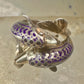 Dolphin ring dolphins band waves size 5.50 sterling silver women