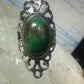 Turquoise Ring Boho size 5.25 sterling silver girls women