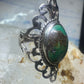 Turquoise Ring Boho size 5.25 sterling silver girls women