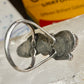 Navajo ring Mop Long  mother of pearl tiger eye size 4 sterling silver women girls