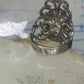 Turquoise Ring Boho size 5.25 sterling silver girls women