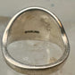 Vintage Sterling Silver Gold Accent Mixed Metal Desert Landscape Cactus Ring Size 8.50