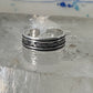 Toe braid ring pinky toe braided band size 2.50 adjustable sterling silver women girls
