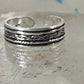 Toe braid ring pinky toe braided band size 2.50 adjustable sterling silver women girls