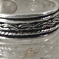 Toe braid ring pinky toe braided band size 2.50 adjustable sterling silver women girls