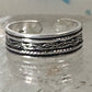 Toe braid ring pinky toe braided band size 2.50 adjustable sterling silver women girls