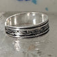 Toe braid ring pinky toe braided band size 2.50 adjustable sterling silver women girls