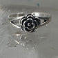 Rose ring toe band size 3.50 adjustable sterling silver women girls