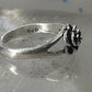 Rose ring toe band size 3.50 adjustable sterling silver women girls