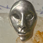 Vintage Face ring mask band fisize 7.50 sterling silver women